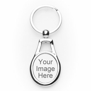 Oval  Keychain