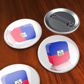 Haiti 3D Flag Pin