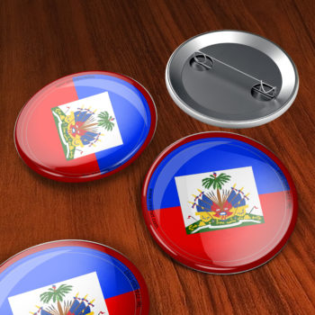 Haiti Bicolor Pin