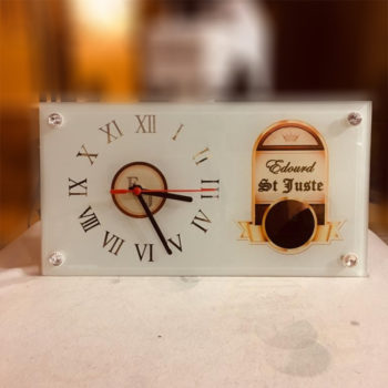 Customized 2 Pictures Clock